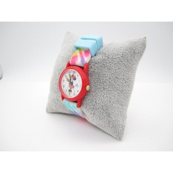 Vtg Women's Lorus Minnie Mouse Quartz WR Analog Dial Causal Round Watch (F397) - Picture 4 of 8